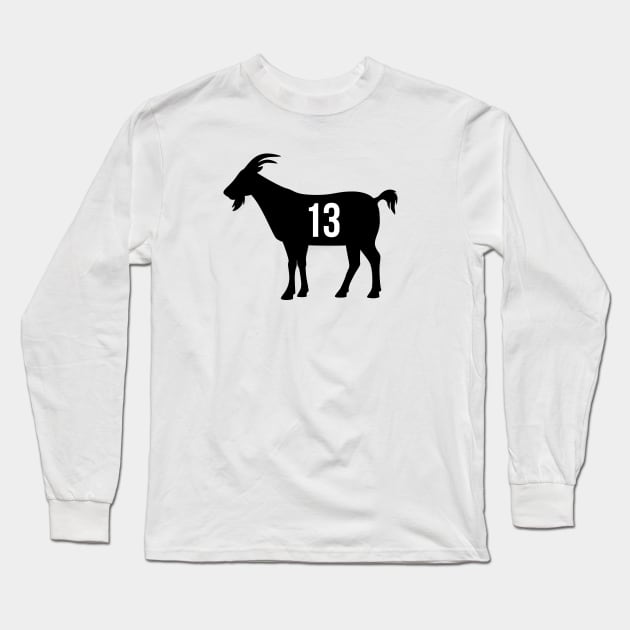 BK GOAT - 13 - White Long Sleeve T-Shirt by KFig21